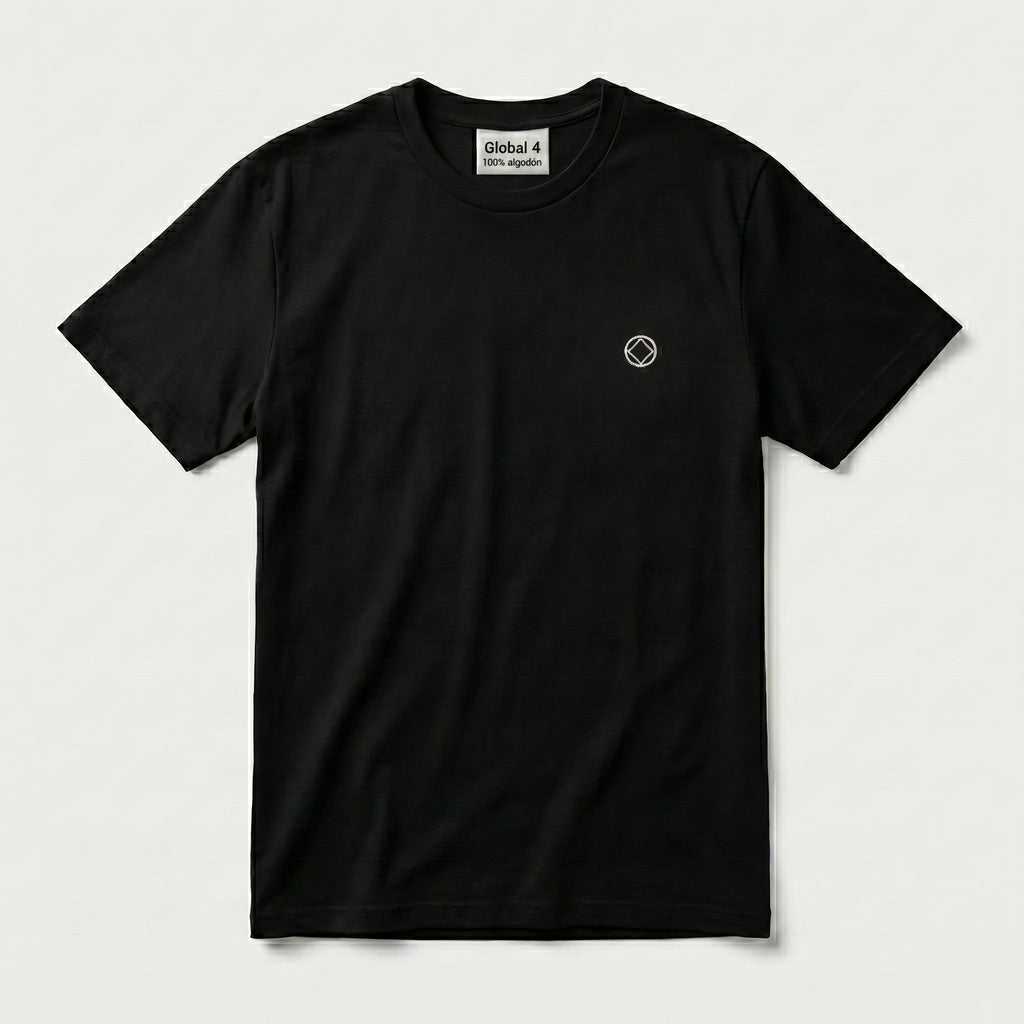 Playera Cuello Redondo 100% Algodón