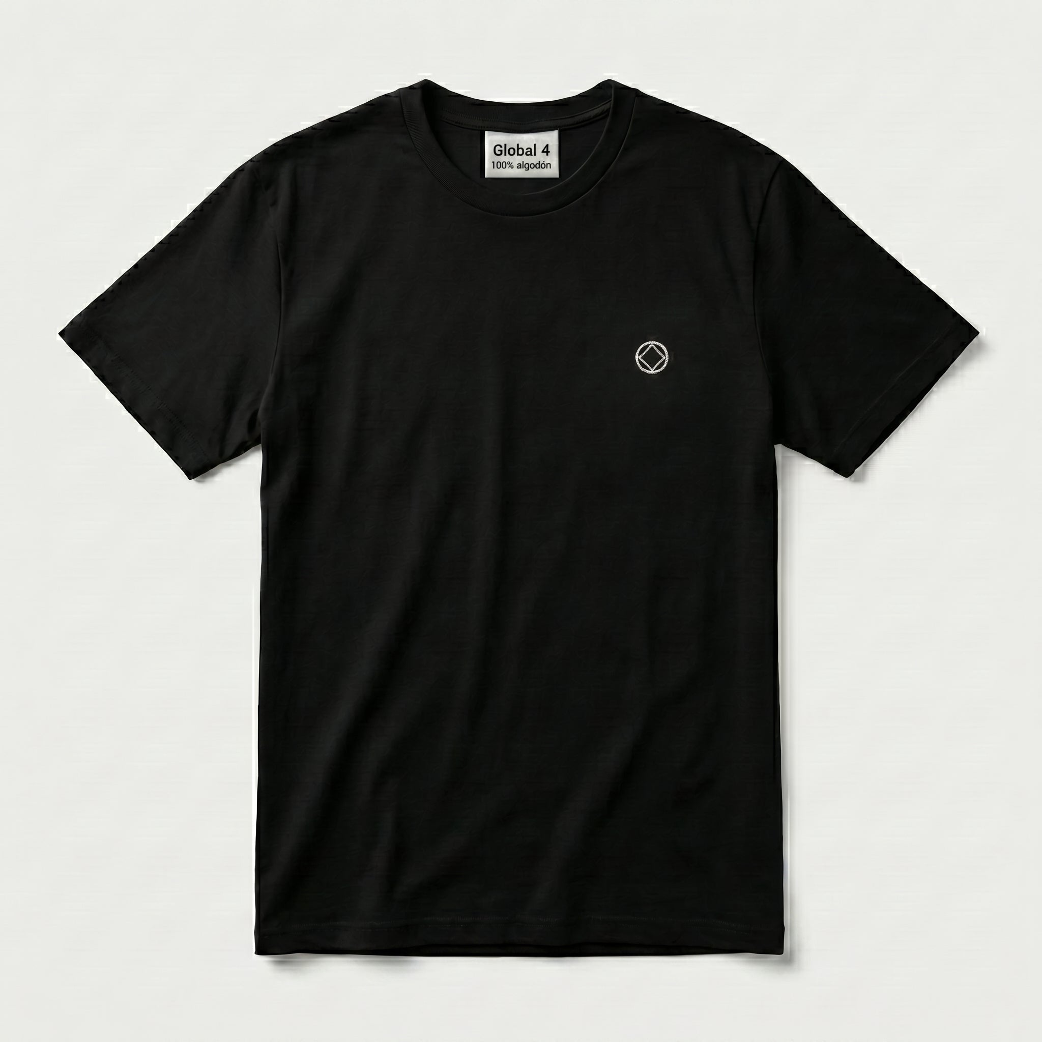 Playera Cuello Redondo 100% Algodón